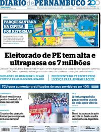 Capa Diario de Pernambuco 21/07/2026