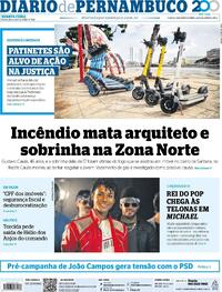 Capa do jornal Diario de Pernambuco 22/04/2026