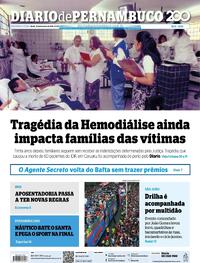 Capa do jornal Diario de Pernambuco 23/02/2026