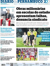 Capa Diario de Pernambuco 23/05/2026