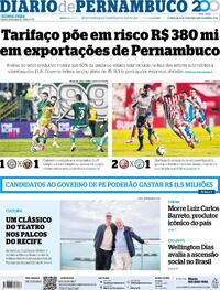 Capa Diario de Pernambuco 23/07/2026