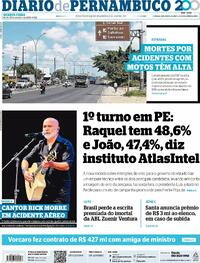 Capa Diario de Pernambuco 23/09/2026