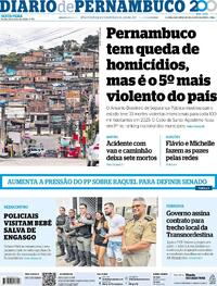 Capa Jornal Diario de Pernambuco