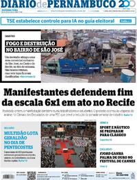 Capa Diario de Pernambuco 25/05/2026