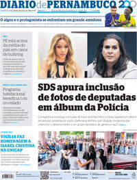 Capa do jornal Diario de Pernambuco 26/03/2026