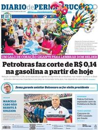 Capa do jornal Diario de Pernambuco 27/01/2026