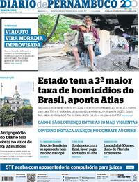 Capa Diario de Pernambuco 27/05/2026