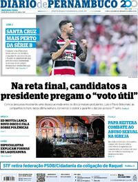 Capa Jornal Diario de Pernambuco