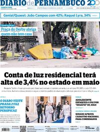 Capa do jornal Diario de Pernambuco 29/04/2026