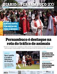 Capa do jornal Diario de Pernambuco 30/03/2026