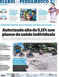 Capa Diario de Pernambuco 30/05/2026