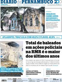 Capa Jornal Diario de Pernambuco