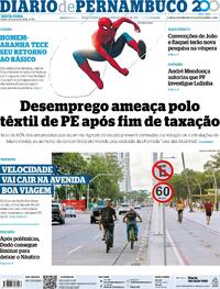 Capa Diario de Pernambuco 31/07/2026
