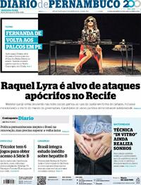 Capa Jornal Diario de Pernambuco