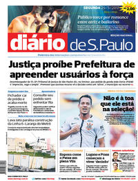 Capa do jornal Diário de São Paulo 29/05/2017