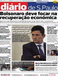 Capa do jornal Diário de São Paulo 09/06/2020