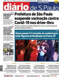 Capa do jornal Diário de São Paulo 04/06/2021
