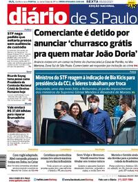 Capa do jornal Diário de São Paulo 05/02/2021