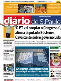 Capa do jornal Diário de São Paulo 04/12/2022