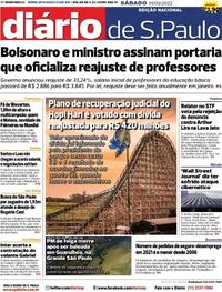 Capa do jornal Diário de São Paulo 05/02/2022