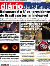Capa do jornal Diário de São Paulo 01/07/2023