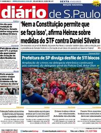 Capa Diário de São Paulo 03/02/2023