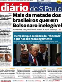 Capa do jornal Diário de São Paulo 05/04/2023