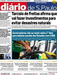 Capa do jornal Diário de São Paulo 06/03/2023