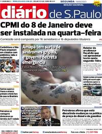 Capa do jornal Diário de São Paulo 15/05/2023