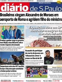 Capa do jornal Diário de São Paulo 16/07/2023