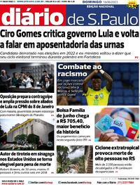 Capa do jornal Diário de São Paulo 18/06/2023