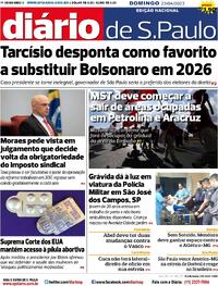 Capa do jornal Diário de São Paulo 23/04/2023