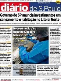 Capa do jornal Diário de São Paulo 23/07/2023