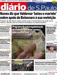 Capa do jornal Diário de São Paulo 05/01/2024