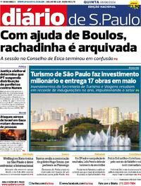 Capa do jornal Diário de São Paulo 06/06/2024