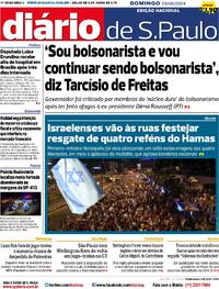 Capa do jornal Diário de São Paulo 09/06/2024
