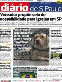 Capa do jornal Diário de São Paulo 02/06/2025