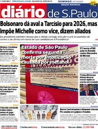 Capa do jornal Diário de São Paulo 05/10/2025