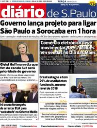 Capa do jornal Diário de São Paulo 06/05/2025