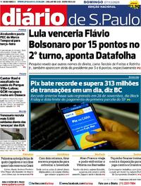 Capa do jornal Diário de São Paulo 07/12/2025