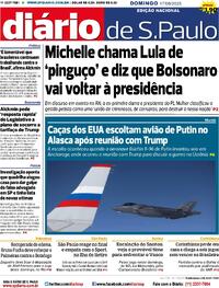 Capa do jornal Diário de São Paulo 17/08/2025