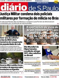 Capa Diário de São Paulo 18/05/2025