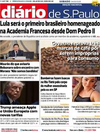Capa do jornal Diário de São Paulo 24/05/2025