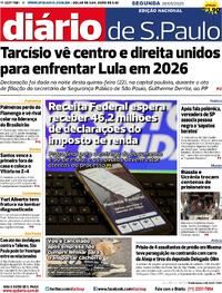 Capa do jornal Diário de São Paulo 26/05/2025