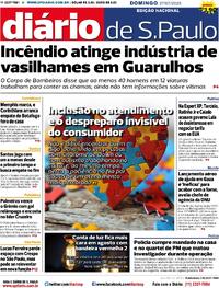 Capa do jornal Diário de São Paulo 27/07/2025