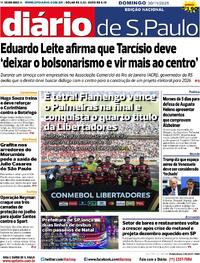 Capa do jornal Diário de São Paulo 30/11/2025