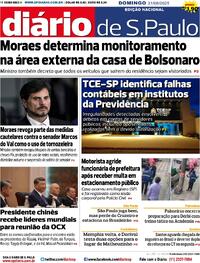 Capa do jornal Diário de São Paulo 31/08/2025