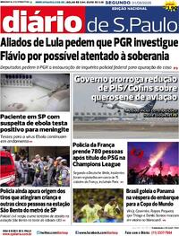 Capa Diário de São Paulo 01/06/2026
