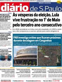 Capa Diário de São Paulo 02/05/2026