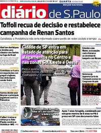Capa Diário de São Paulo 02/09/2026